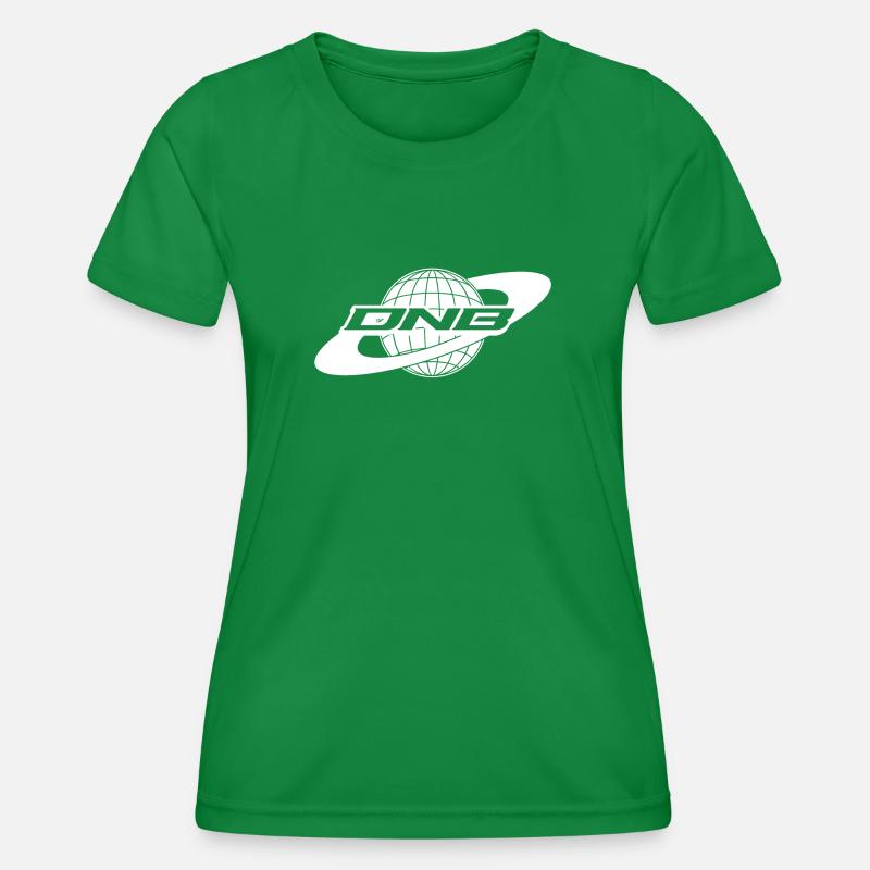 DNB Planet - Women's Functional T-Shirt - kelly green