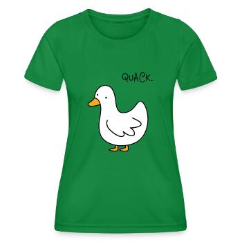 Gans - Frauen Funktions-T-Shirt - Kelly Green - Vorne - AI Model Female 172 dark (172cm)