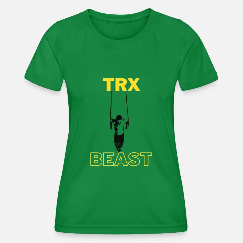 TRX Sport Gift Gift Idea Workout Training - Women's Functional T-Shirt - kelly green