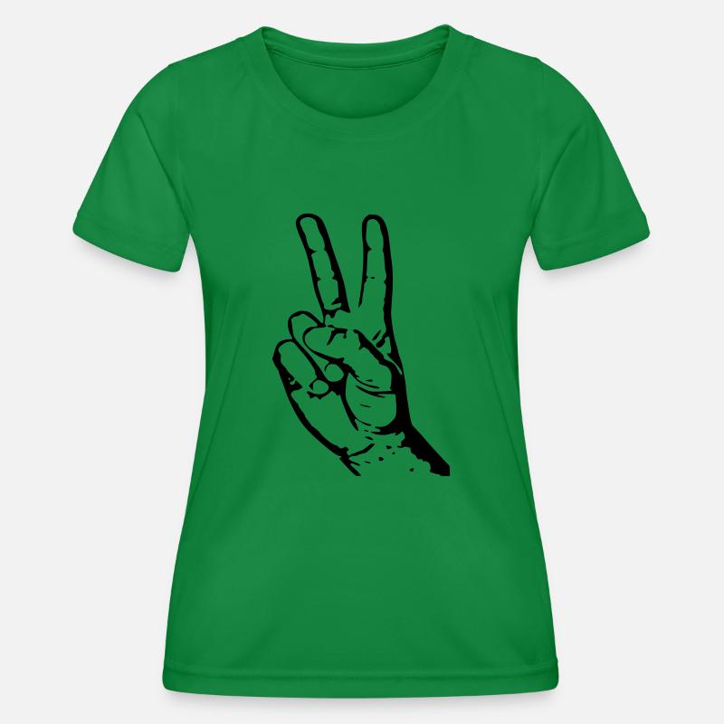 peace - Women's Functional T-Shirt - kelly green