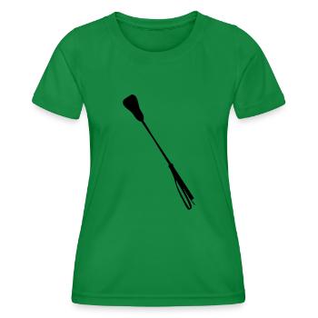 Gerte - riding crop - Frauen Funktions-T-Shirt - Kelly Green - Vorne - AI Model Female 172 dark (172cm)