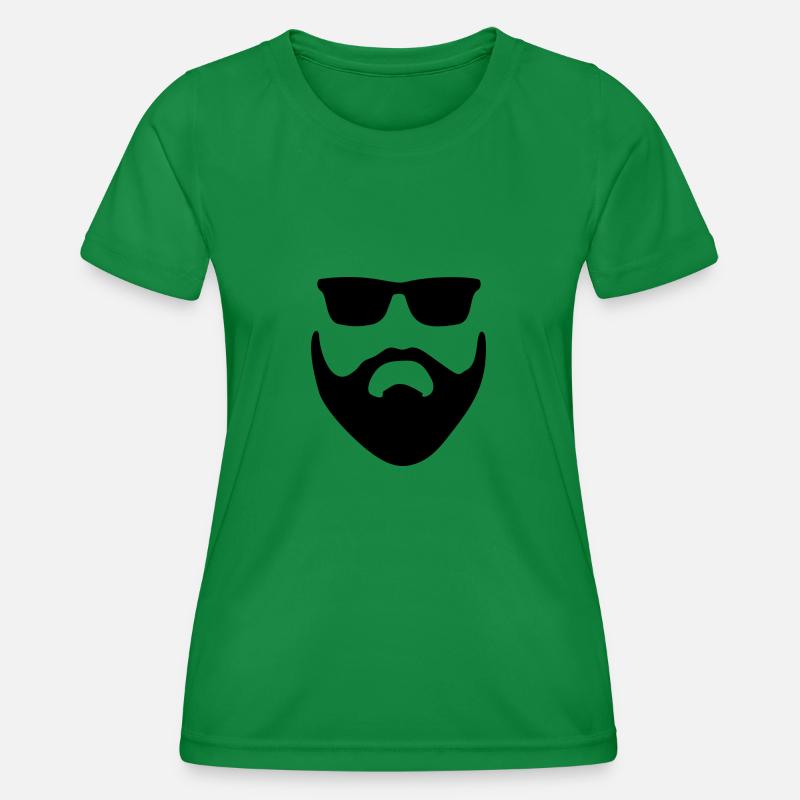 Beard - Women's Functional T-Shirt - kelly green