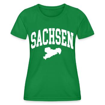 Saxe - T-shirt sport Femme - vert - Devant - AI Model Female 172 dark (172cm)
