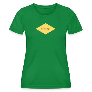 Wandervögeli - Frauen Funktions-T-Shirt - Kelly Green - Vorne - AI Model Female 172 dark (172cm)