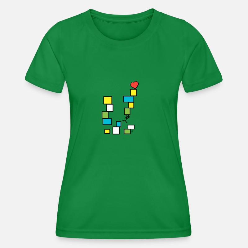 Chorus brings parcels - Women's Functional T-Shirt - kelly green