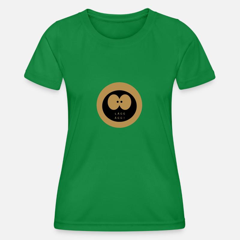 Lay eggs! - Women's Functional T-Shirt - kelly green