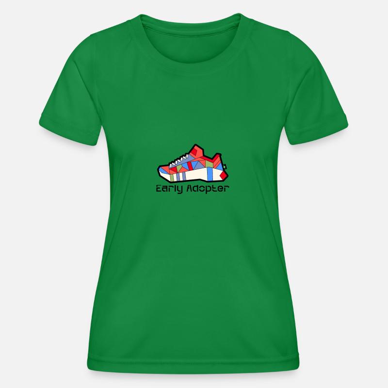 Shoe 5 - Women's Functional T-Shirt - kelly green