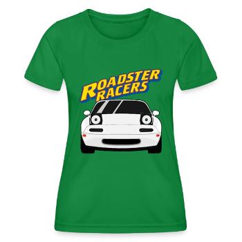 Miata Roadster MIAT WinkWonk - Women's Functional T-Shirt - kelly green - Front - AI Model Female 172 dark (172cm)
