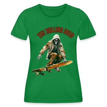 LES MORTS-VIVANTS - T-shirt sport Femme - vert - Devant - AI Model Female 172 dark (172cm)