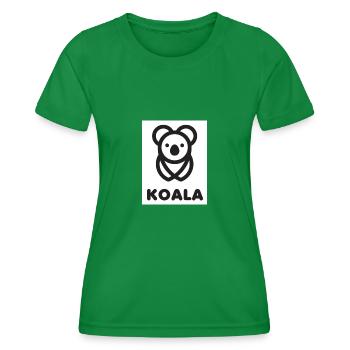 Koala, Bär, Natur, Klima, Schutz, Australien, Bio - Frauen Funktions-T-Shirt - Kelly Green - Vorne - AI Model Female 172 dark (172cm)