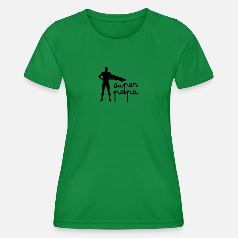 Great Dad - Women's Functional T-Shirt - kelly green