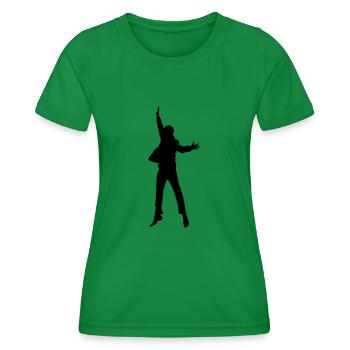 Jump High - Frauen Funktions-T-Shirt - Kelly Green - Vorne - AI Model Female 172 dark (172cm)