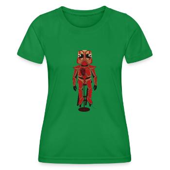 W4 - Women's Functional T-Shirt - kelly green - Front - AI Model Female 172 dark (172cm)