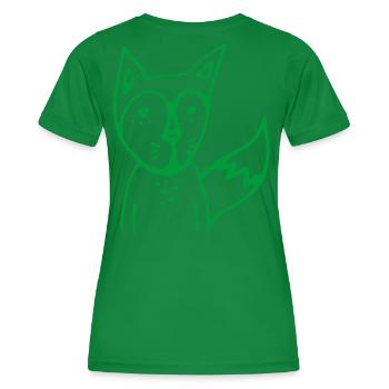 FUCHS green - Frauen Funktions-T-Shirt - Kelly Green - Hinten - AI Model Female 172 dark (172cm)