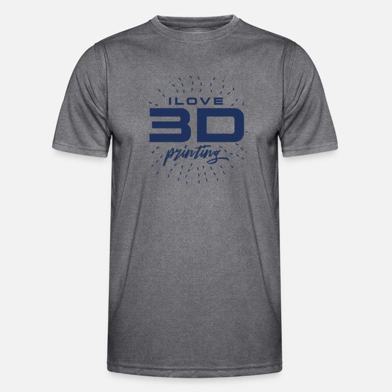 3D Printing Printer 3D Men's Functional T-Shirt