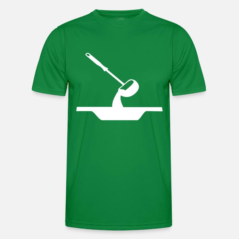 Suppe Suppenlöffel Männer Funktions-T-Shirt