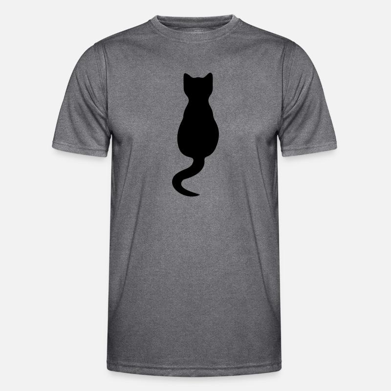 Chat T-shirt sport Homme