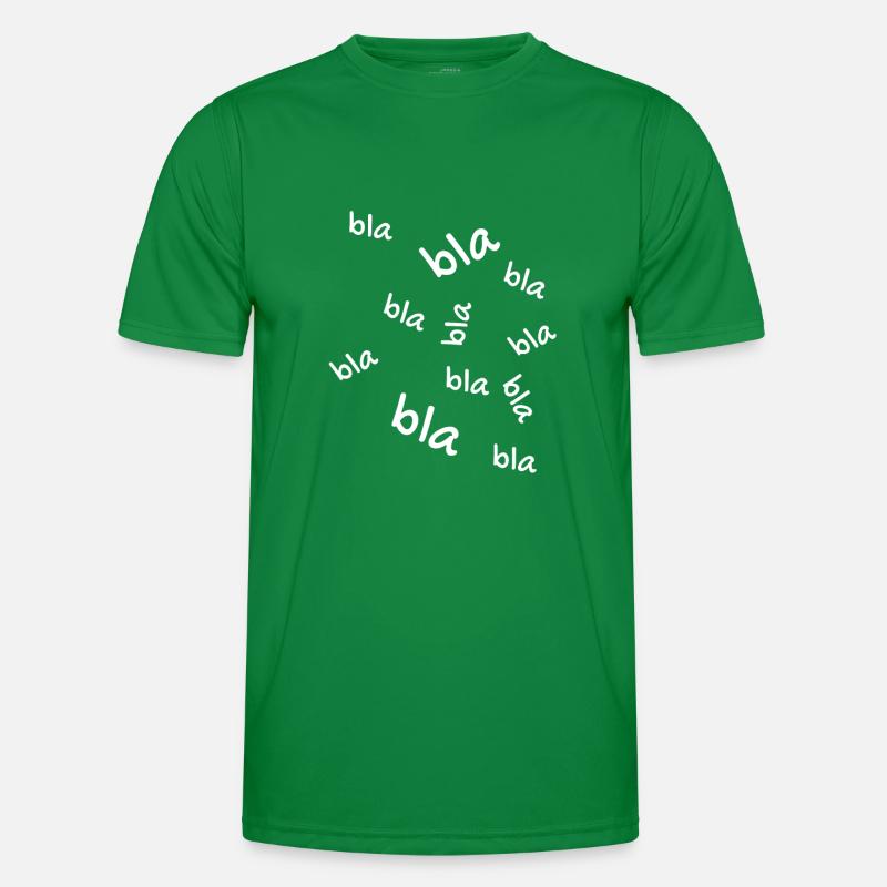 Bla bla bla Männer Funktions-T-Shirt