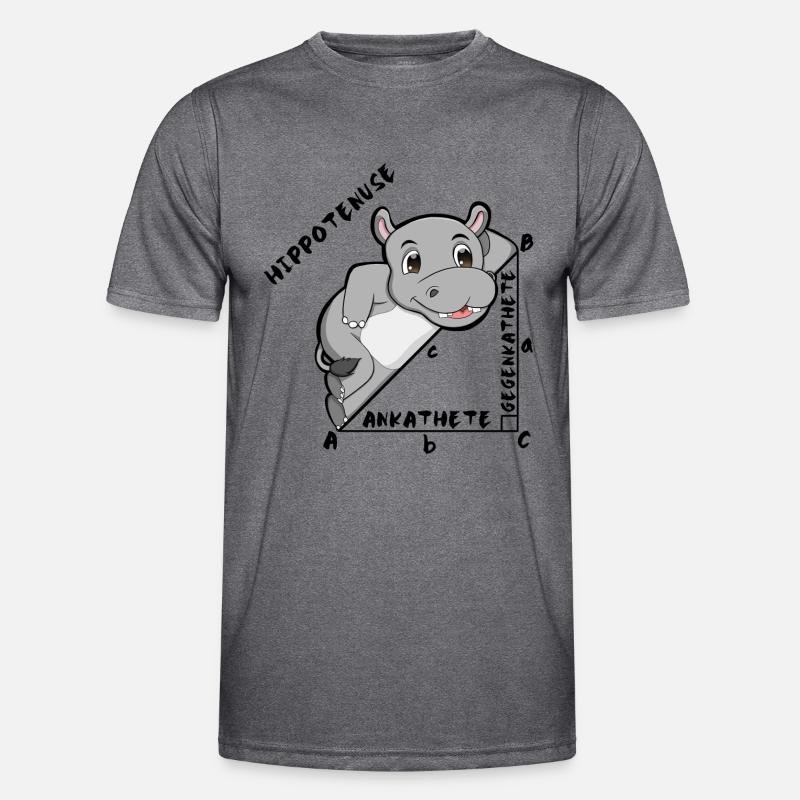 Hippotenuse Cool Fun Shirt Pythagore Math Lovers T-shirt sport Homme
