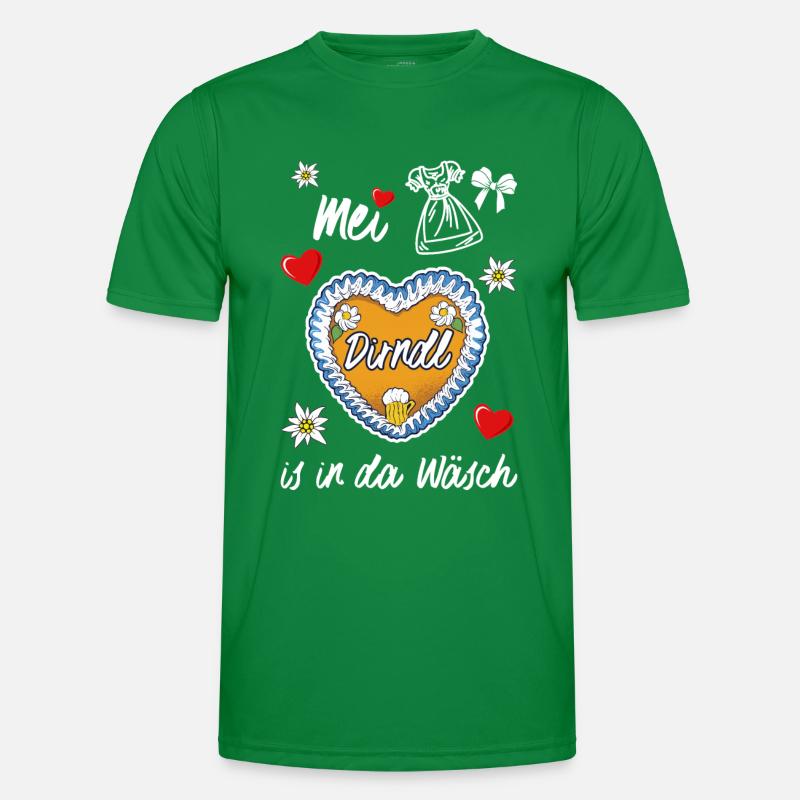 Dirndl Männer Funktions-T-Shirt