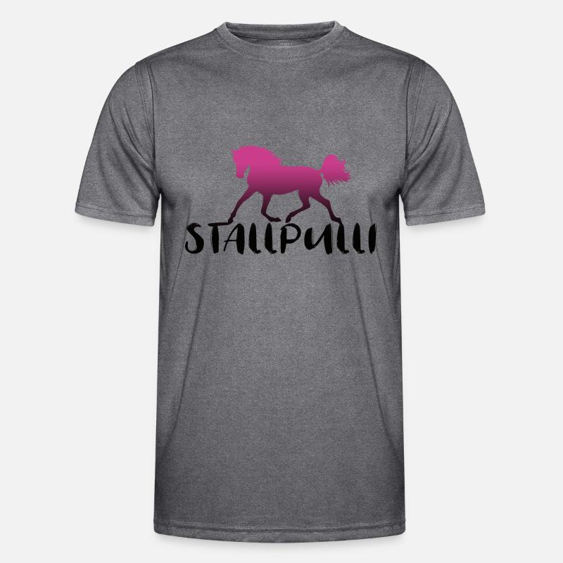 Stallpulli Pferd Reiten Reiterhof Stall Geschenk Männer Funktions-T-Shirt