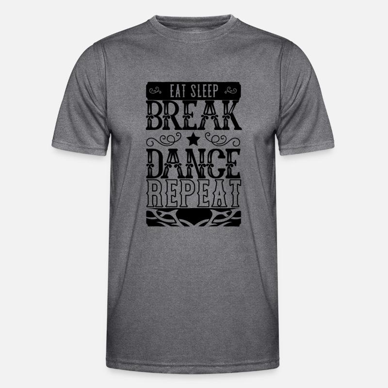 Breakdancing Breakdancer Dance Gift Breakdance - Men's Functional T-Shirt - dark melange