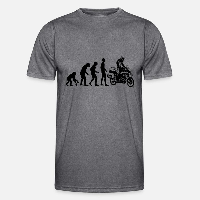 Human Evolution Enduro - Men's Functional T-Shirt - dark melange 