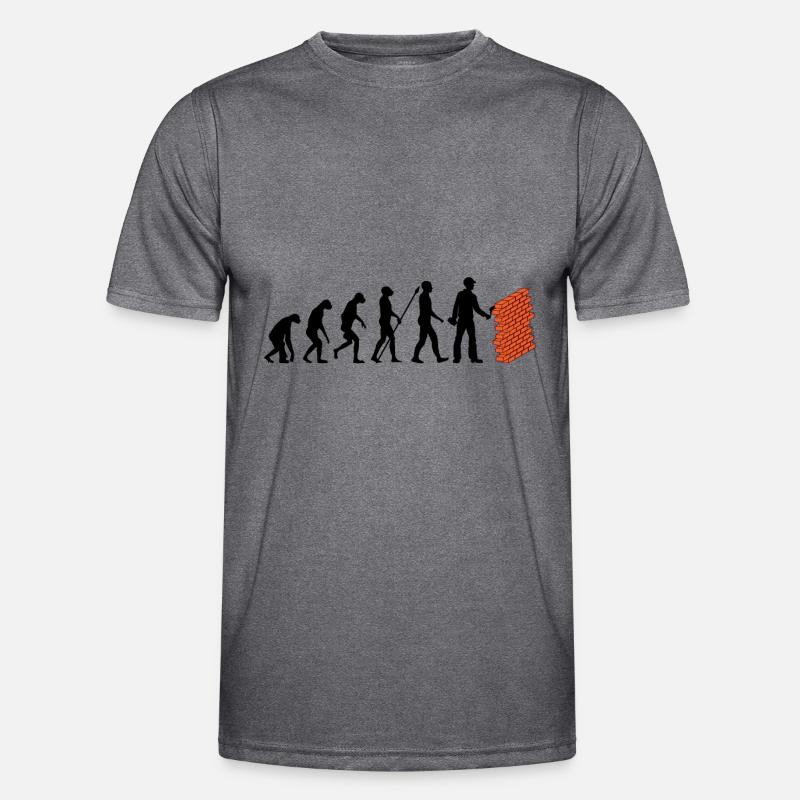 Evolution du maçon T-shirt sport Homme