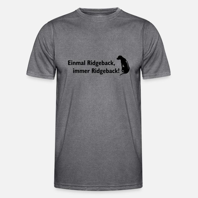 Typisch Rhodesian Ridgeback Männer Funktions-T-Shirt