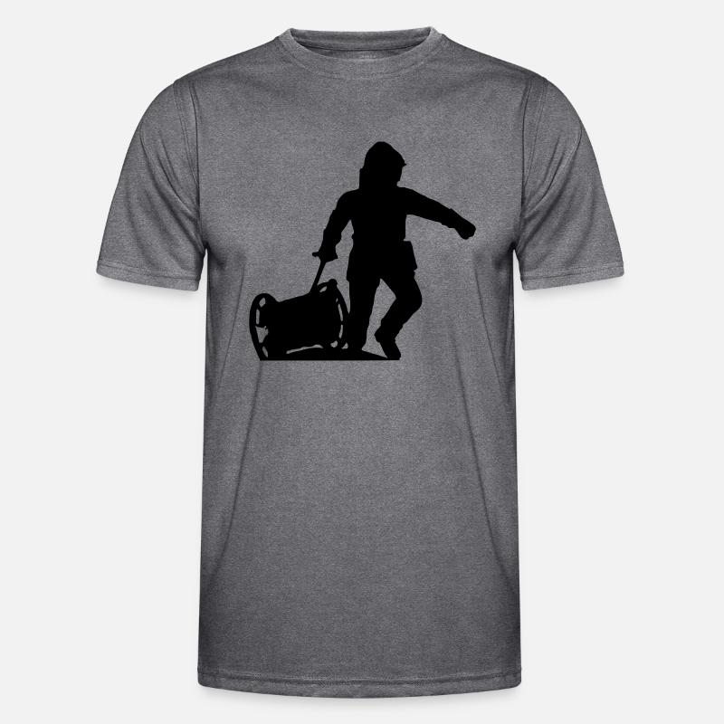 Sapeur Pompier avec dévidoir T-shirt sport Homme