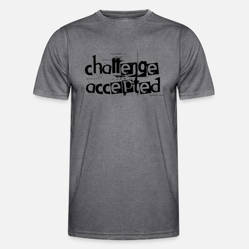 challenge: accepted Männer Funktions-T-Shirt