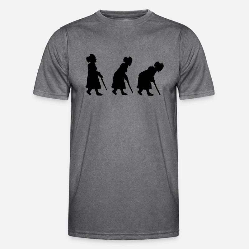 oma re-evolution Männer Funktions-T-Shirt