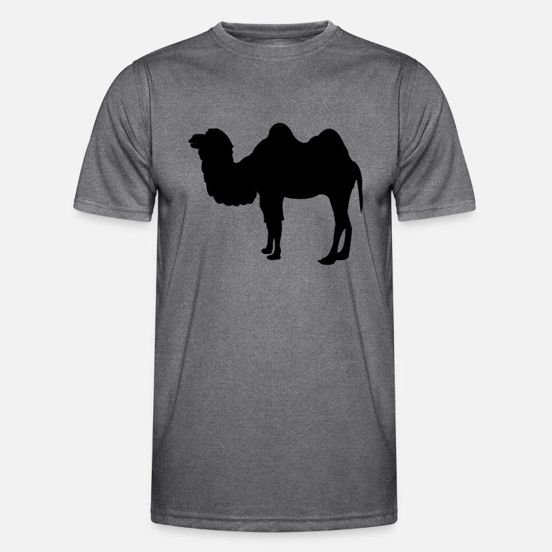 kamel - Men's Functional T-Shirt - dark melange 