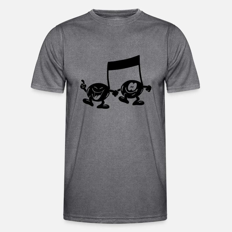 note Männer Funktions-T-Shirt