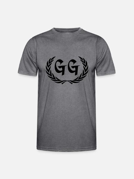 gg - T-shirt sport Homme - mélange sombre