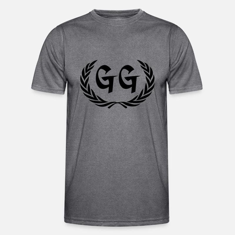 gg - Men's Functional T-Shirt - dark melange 