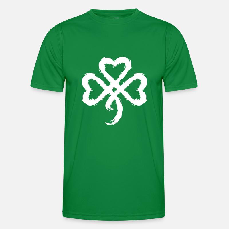 Cloverleaf symbol Celtic Men's Functional T-Shirt