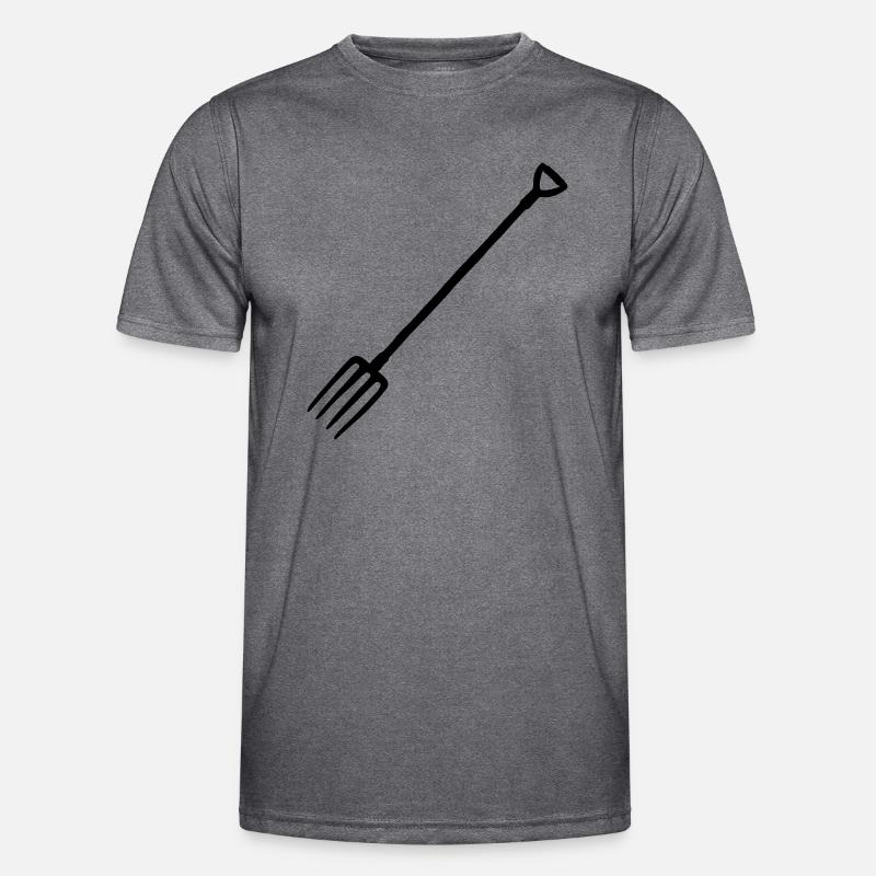 Silhouette Pitchfork Pitchfork Pitchfork Men's Functional T-Shirt