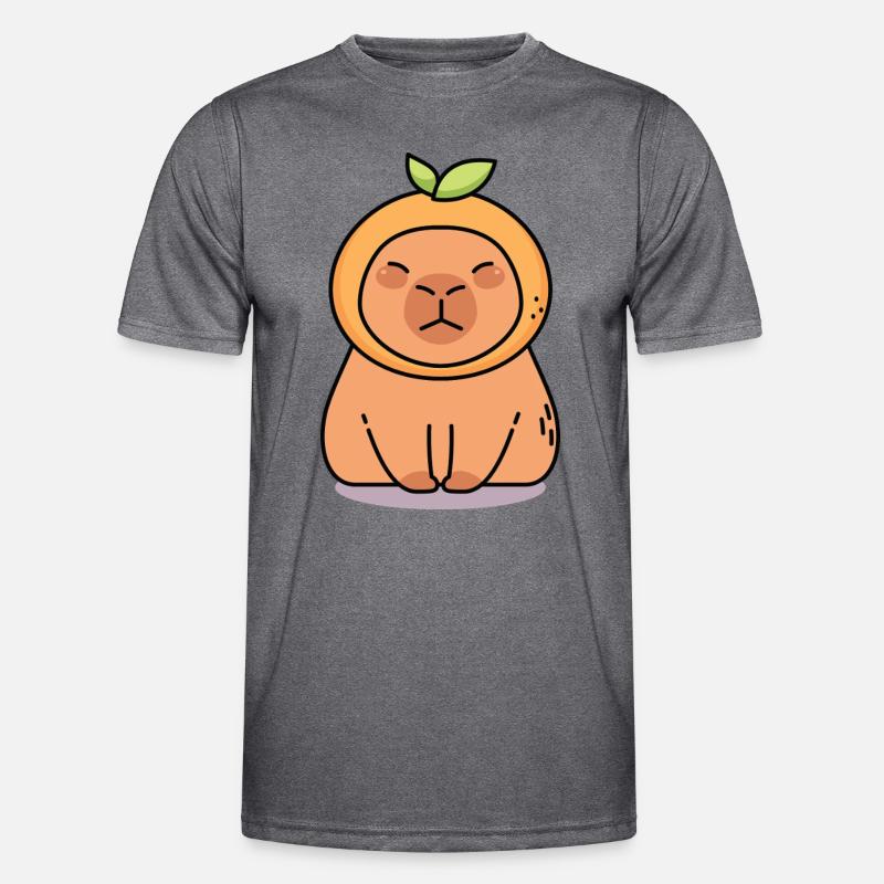 Capybara Kawaii Men's Functional T-Shirt