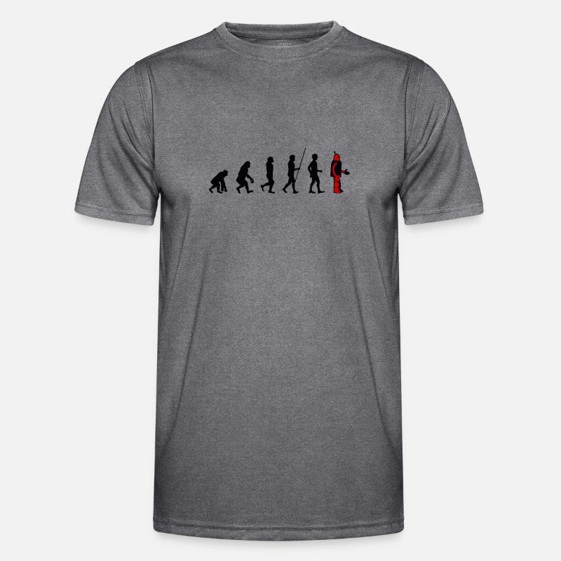 Evolution - Roboter Männer Funktions-T-Shirt