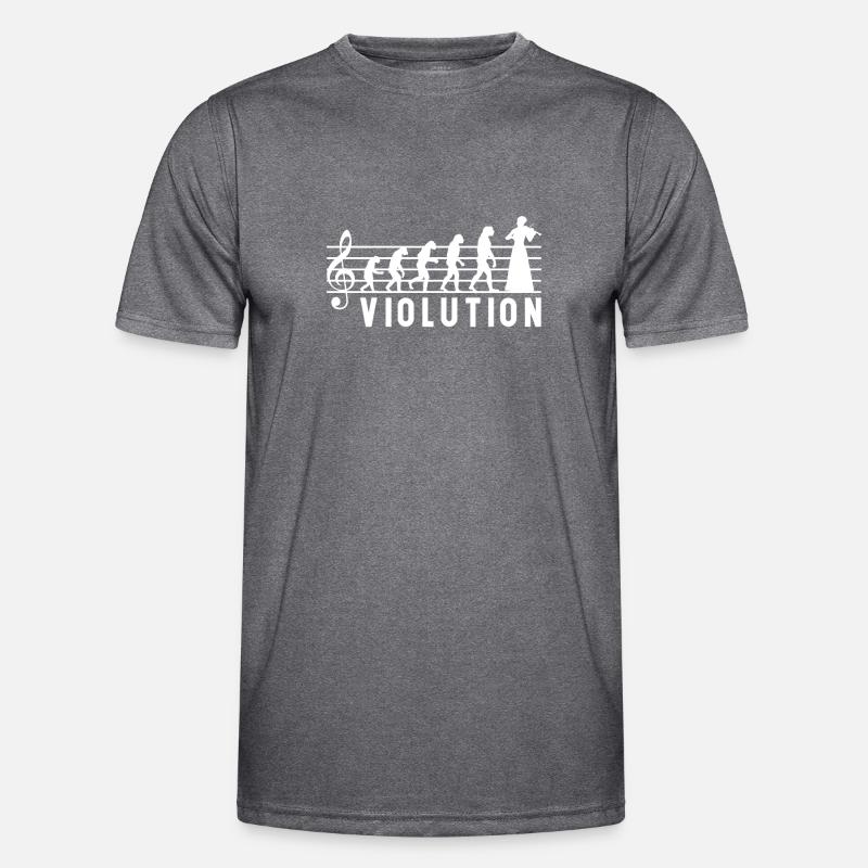 Violution - Men's Functional T-Shirt - dark melange