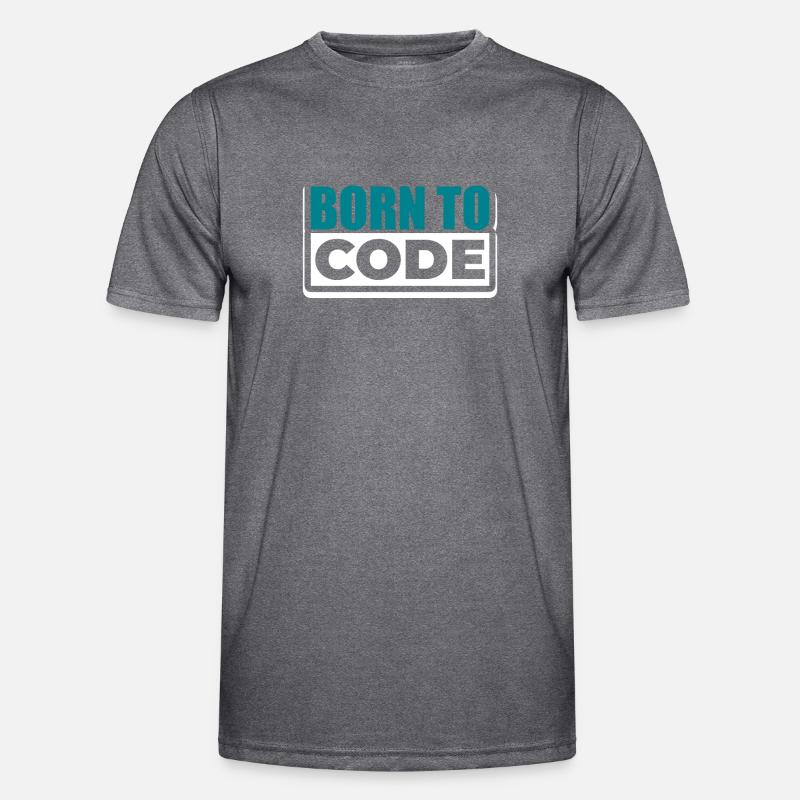 Programmierer - Männer Funktions-T-Shirt - dunkle Melange 