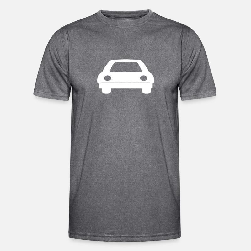 Auto - Männer Funktions-T-Shirt - dunkle Melange 