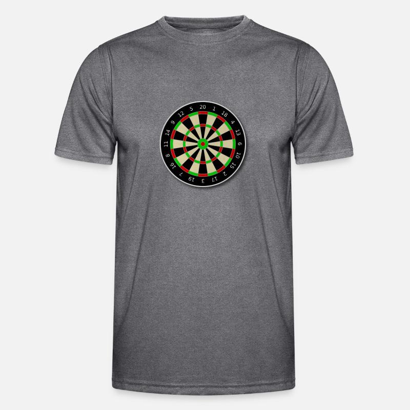 Dartscheibe Männer Funktions-T-Shirt