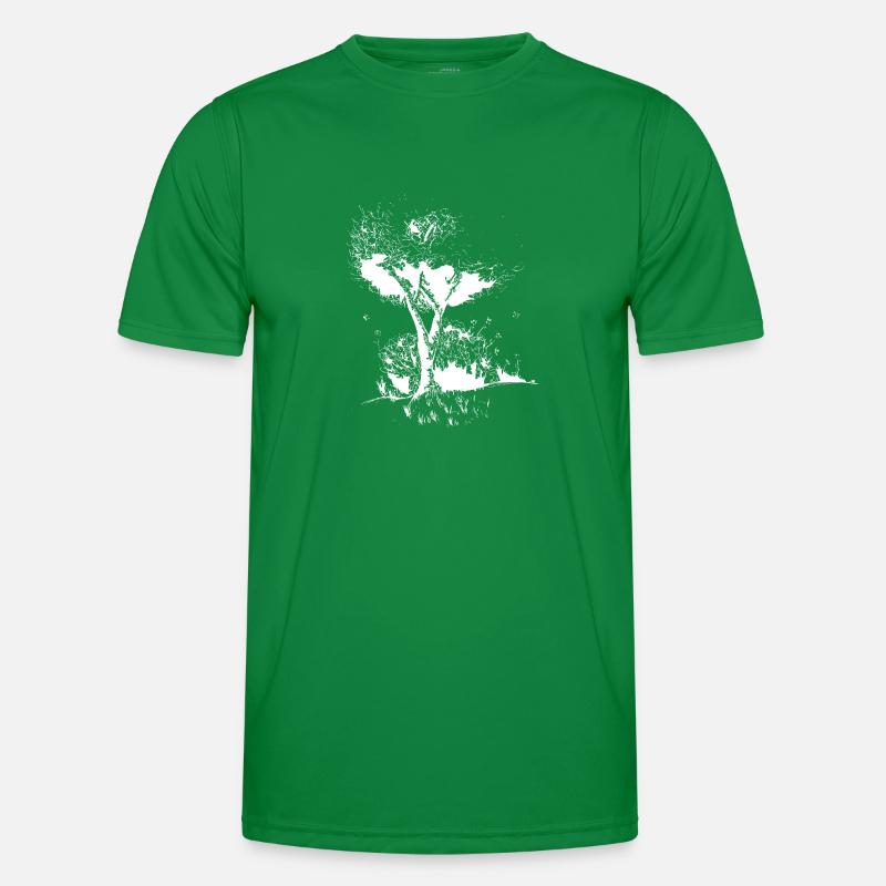 Baum Männer Funktions-T-Shirt