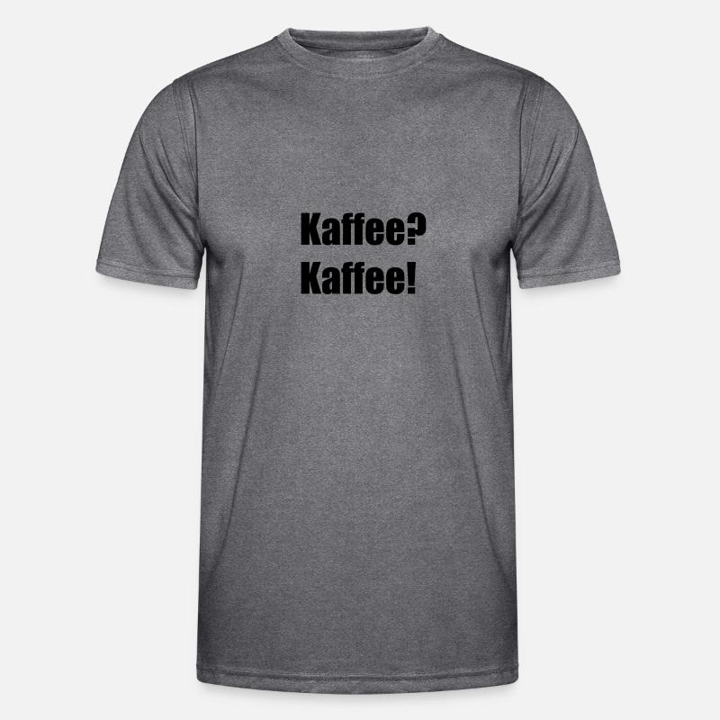Du café ? Café ! T-shirt sport Homme