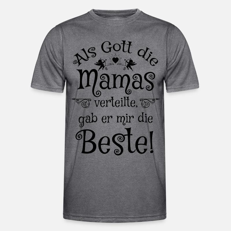 Die Beste Mama Männer Funktions-T-Shirt