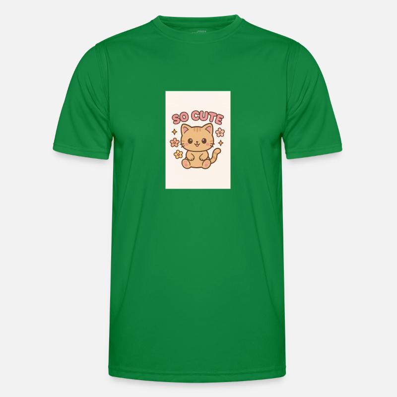 Un design de chat si mignon T-shirt sport Homme