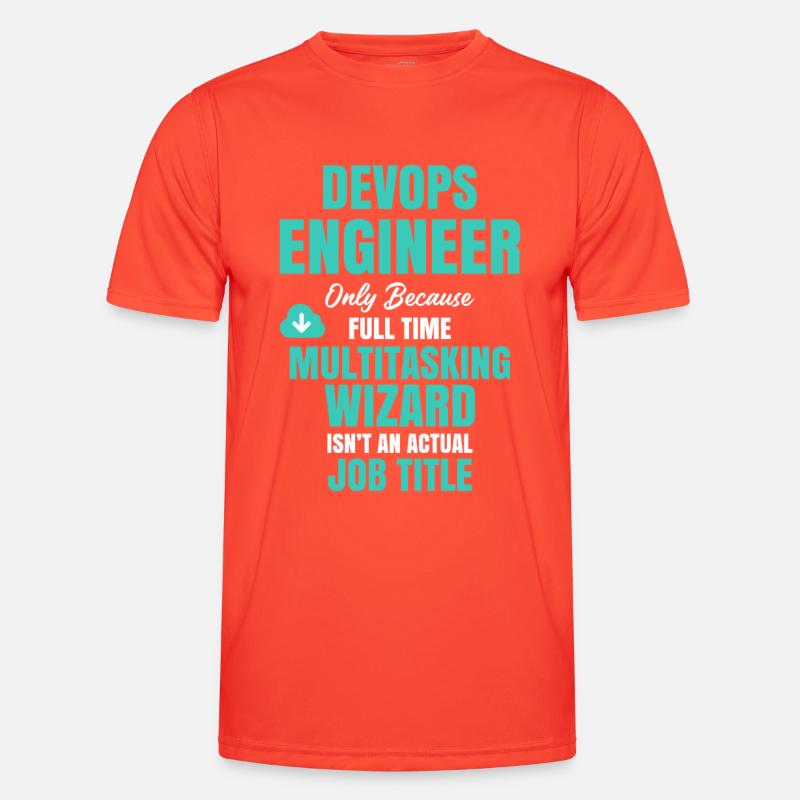 DevOps Engineer Multitasking Wizard Men's Functional T-Shirt
