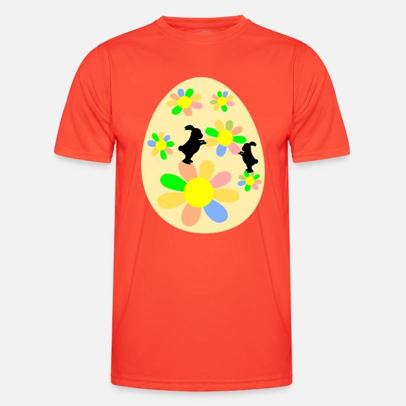 Easter Eggs Easter Bunny Men's Functional T-Shirt